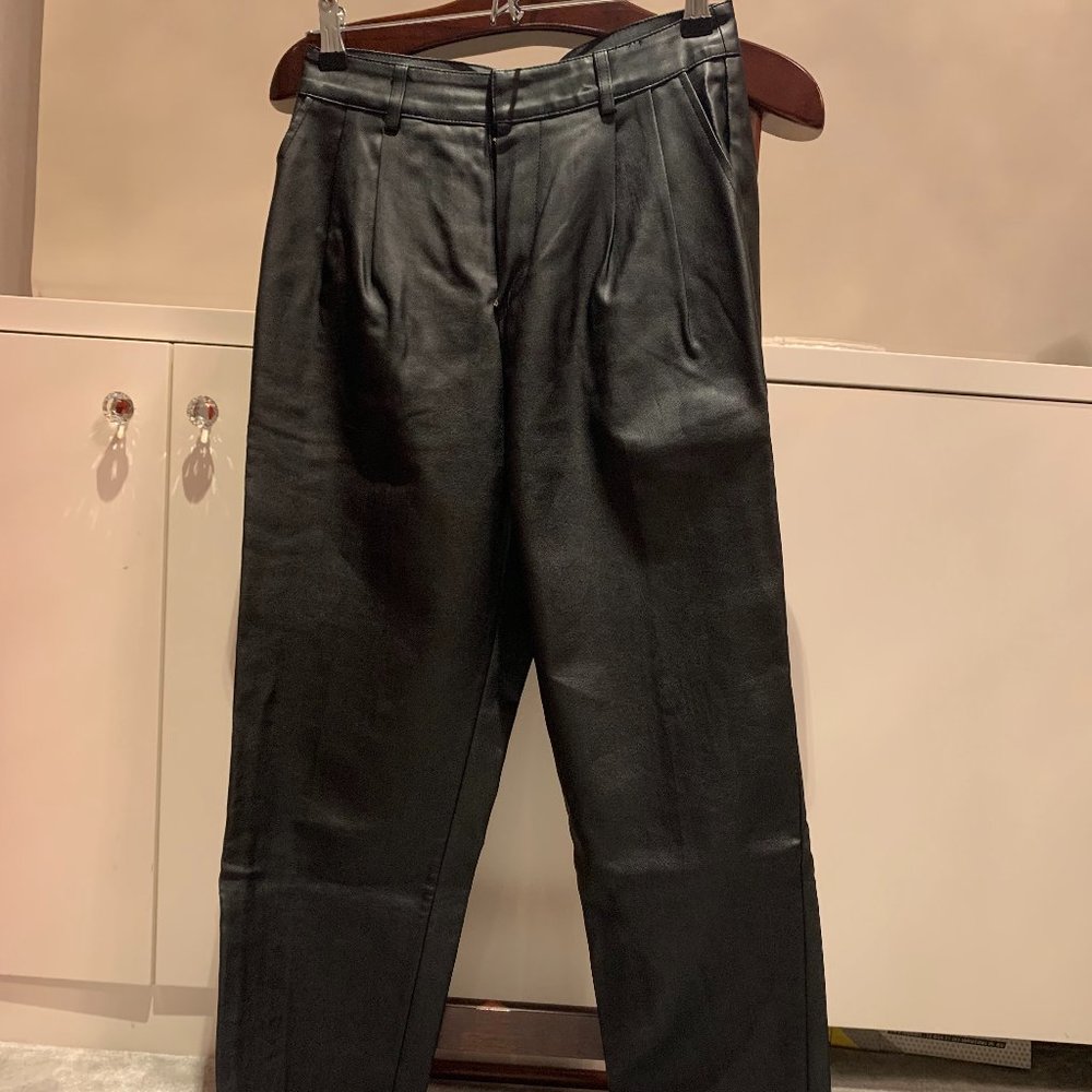 Pixie Market Faux Leather  Trouser (S)